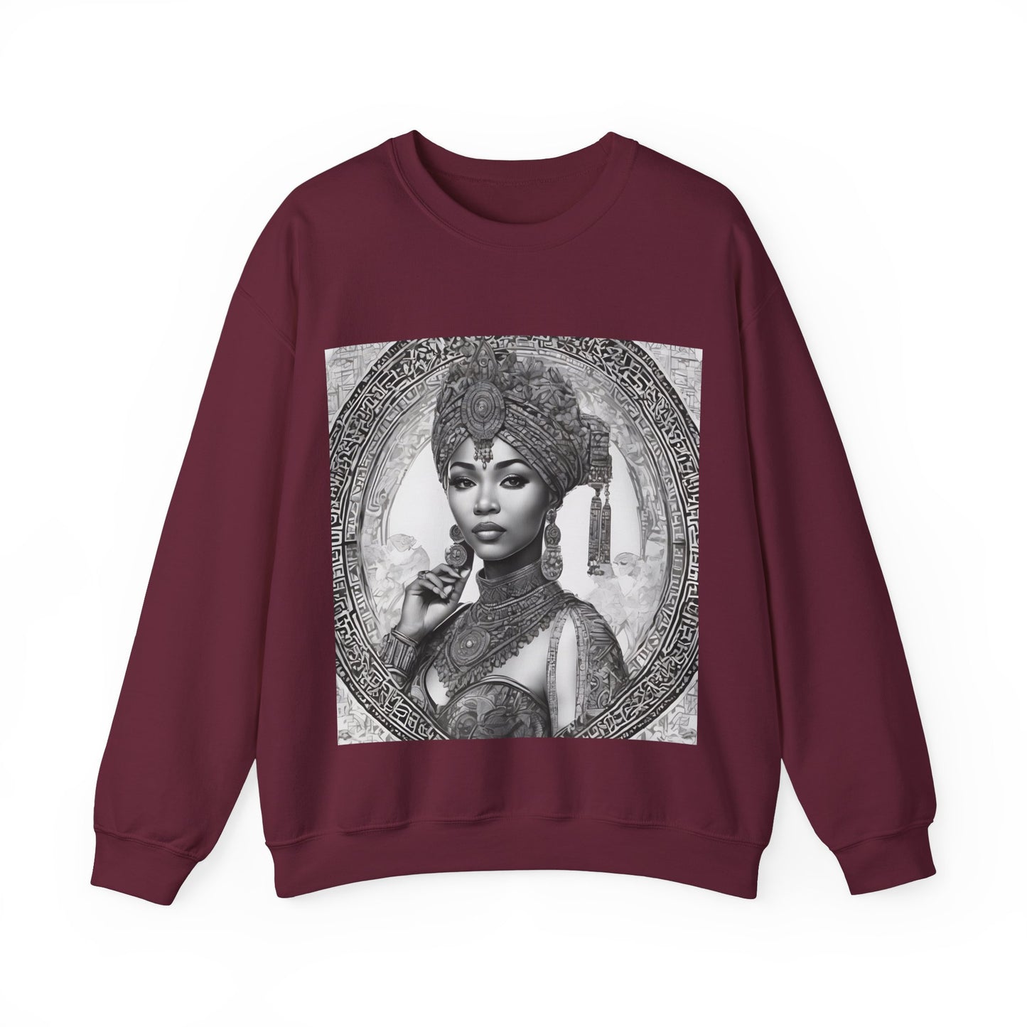 "Queen of Heritage" Unisex Heavy Blend™ Crewneck Sweatshirt