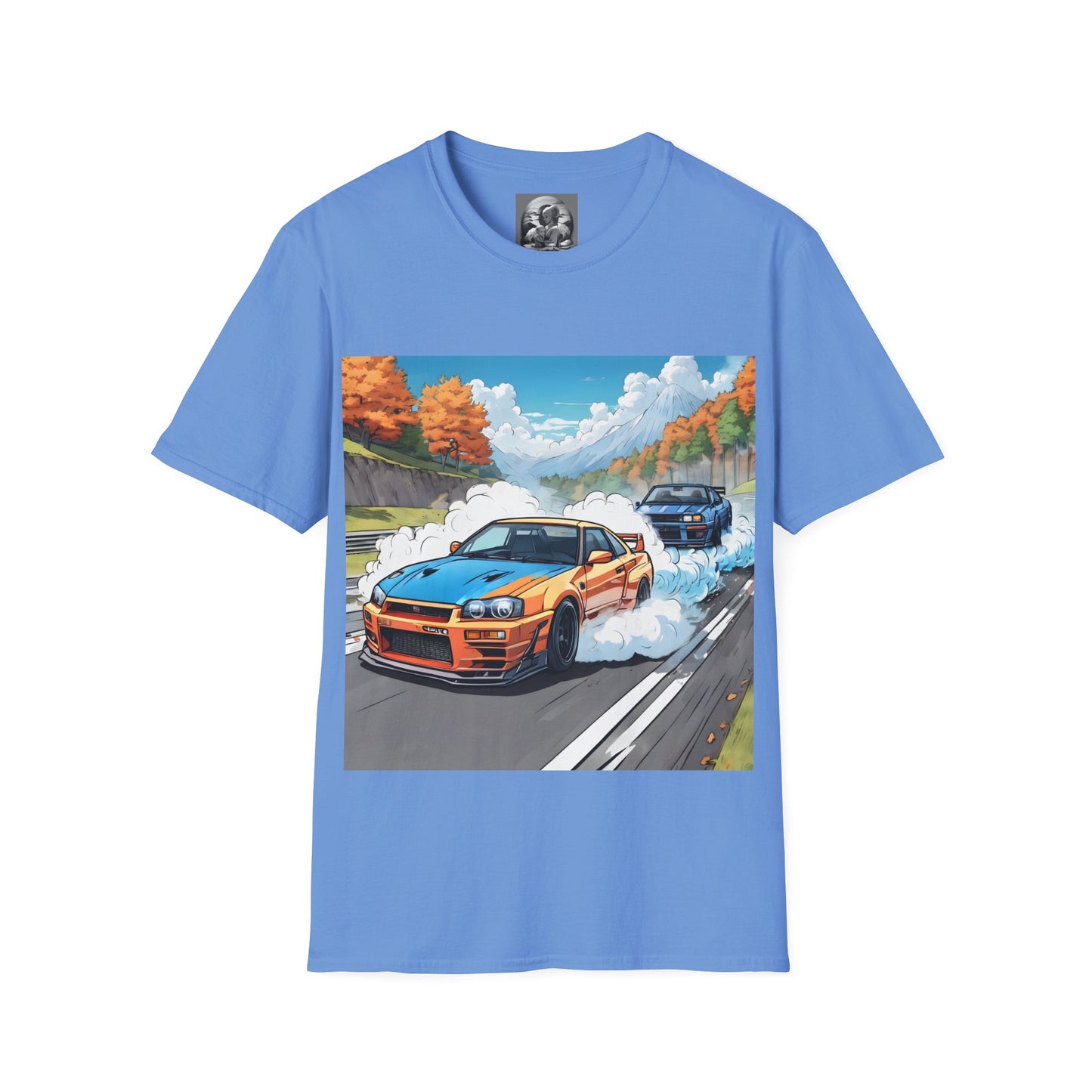 " Go, Go, Go Racing !!!!!!" Double Print Unisex Softstyle T-Shirt