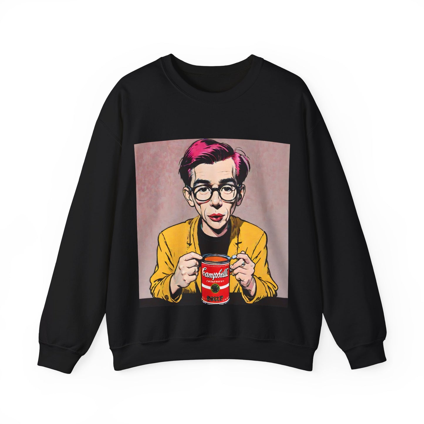 "Warhol: the abstract legend" Single Print Unisex Heavy Blend™ Crewneck Sweatshirt