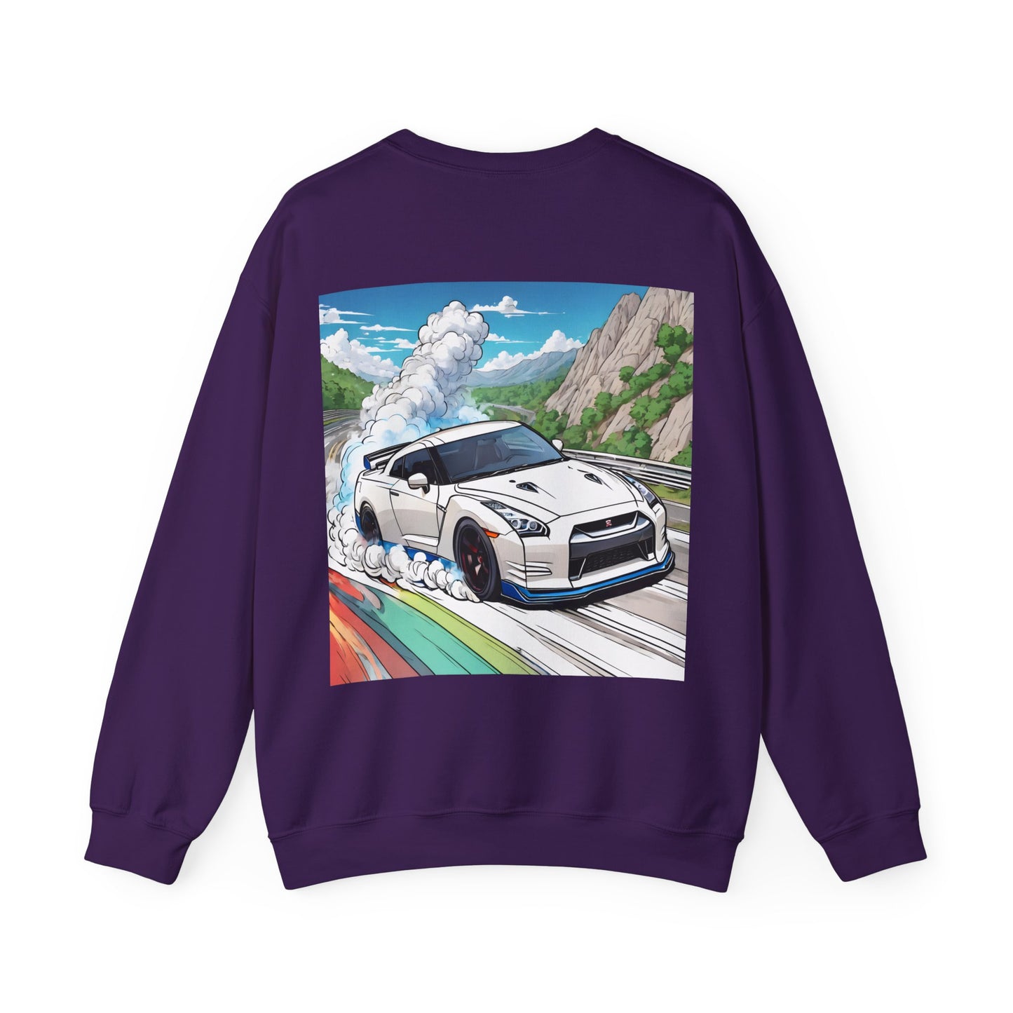 " Go, Go, Go Racing !!!!!!" Double Print Unisex Heavy Blend™ Crewneck Sweatshirt