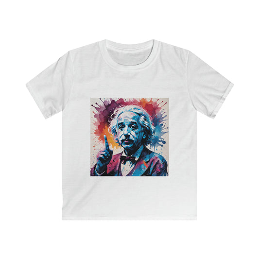 "The theory of everything" Single Print Kids Softstyle Tee