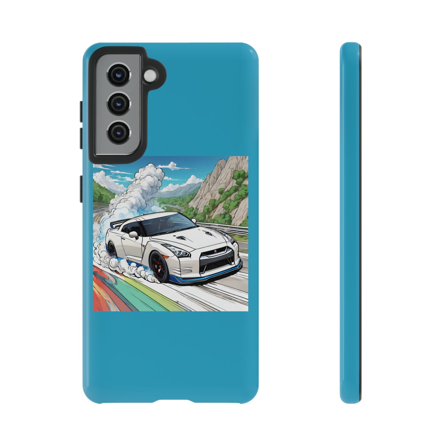 " Go, Go, Go Racing !!!!!!" Single Print Tough Cases