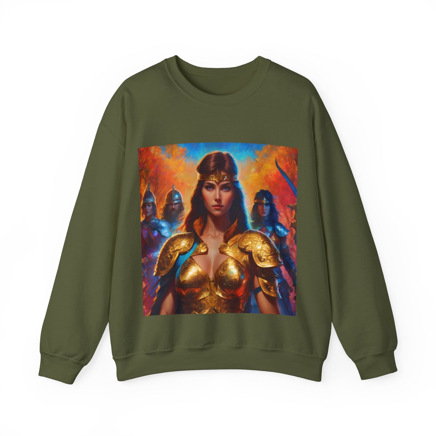 " Retro medical fantasy" Single Print Unisex Heavy Blend™ Crewneck Sweatshirt