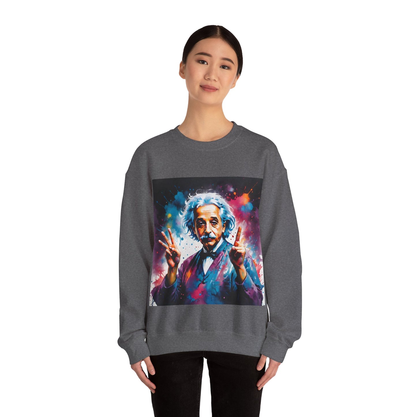 "The theory of everything" Single Print Unisex Heavy Blend™ Crewneck Sweatshirt