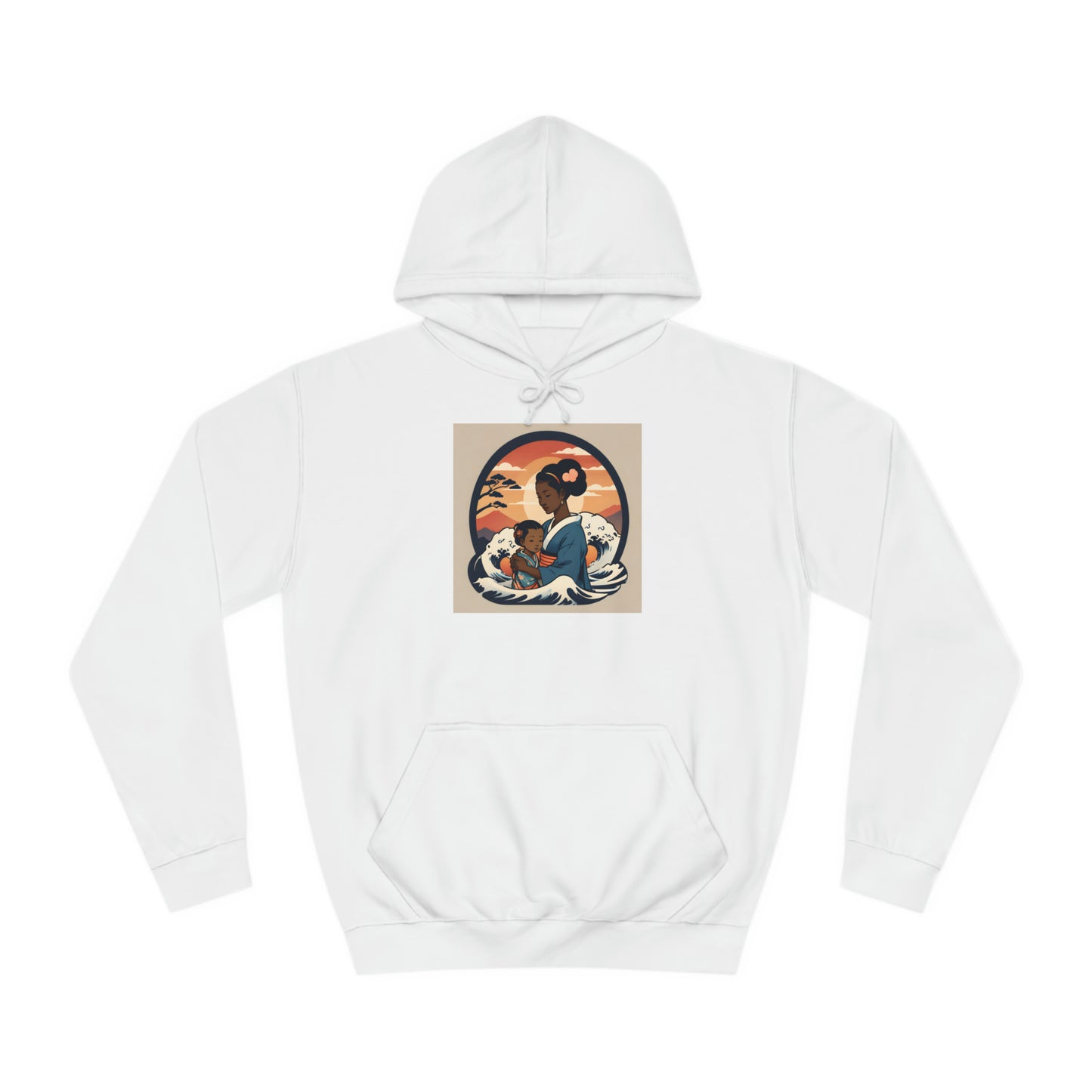 "Princess x Queen" Double Print Unisex College Hoodie