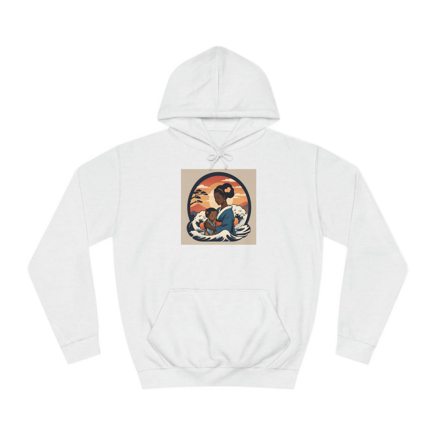 "Princess x Queen" Double Print Unisex College Hoodie