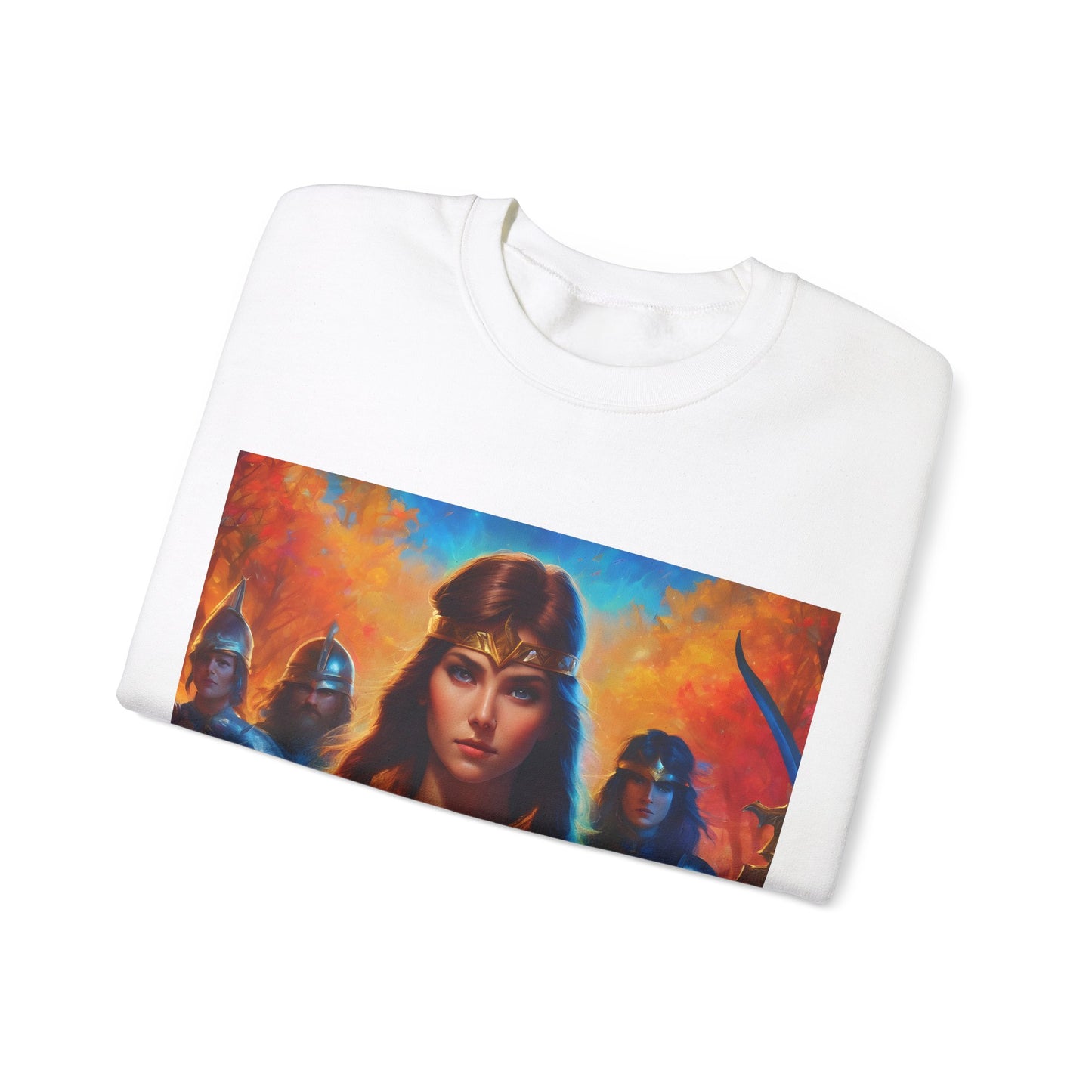 " Retro medical fantasy" Single Print Unisex Heavy Blend™ Crewneck Sweatshirt