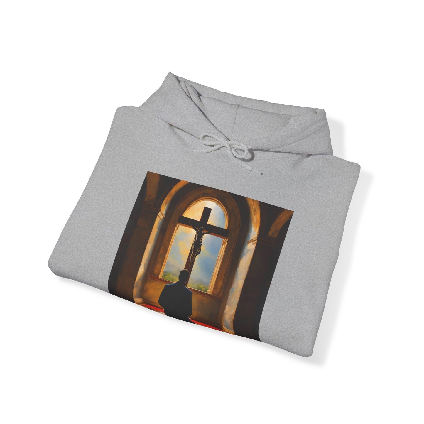 "In God we trust" Single Print Unisex Heavy Blend™ Hooded Sweatshirt