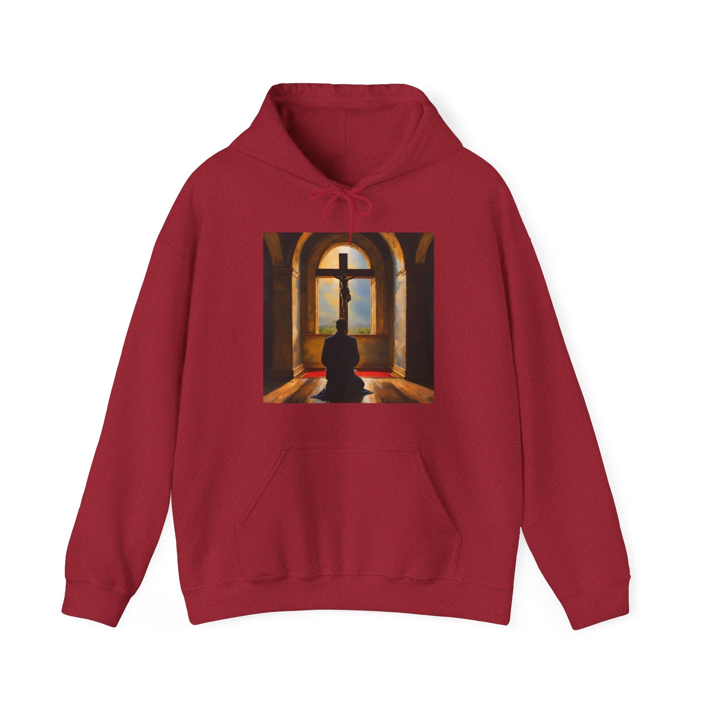 "In God we trust" Single Print Unisex Heavy Blend™ Hooded Sweatshirt