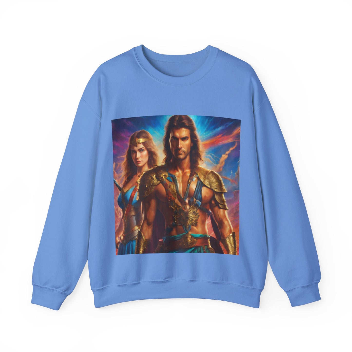 "80s medieval fantasy" Single Print Unisex Heavy Blend™ Crewneck Sweatshirt