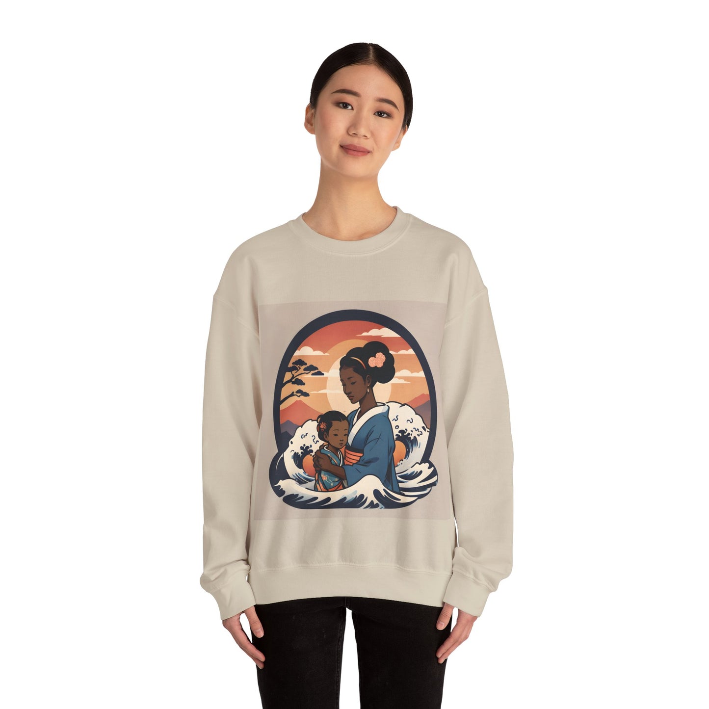 "Princess x Queen"  Single Print Unisex Heavy Blend™ Crewneck Sweatshirt