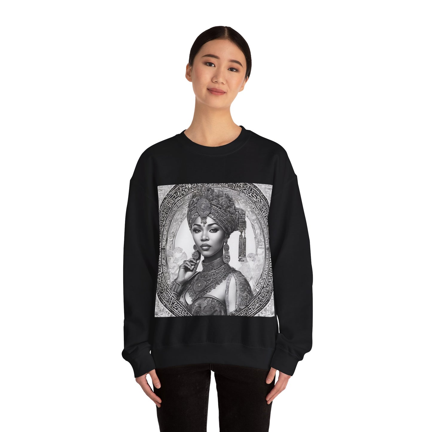 "Queen of Heritage" Unisex Heavy Blend™ Crewneck Sweatshirt