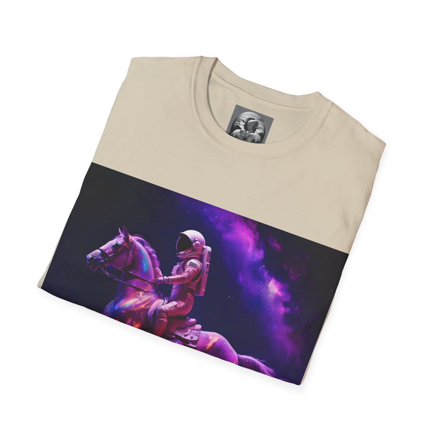 "Goodnight space cowboy" Single Print Unisex Softstyle T-Shirt