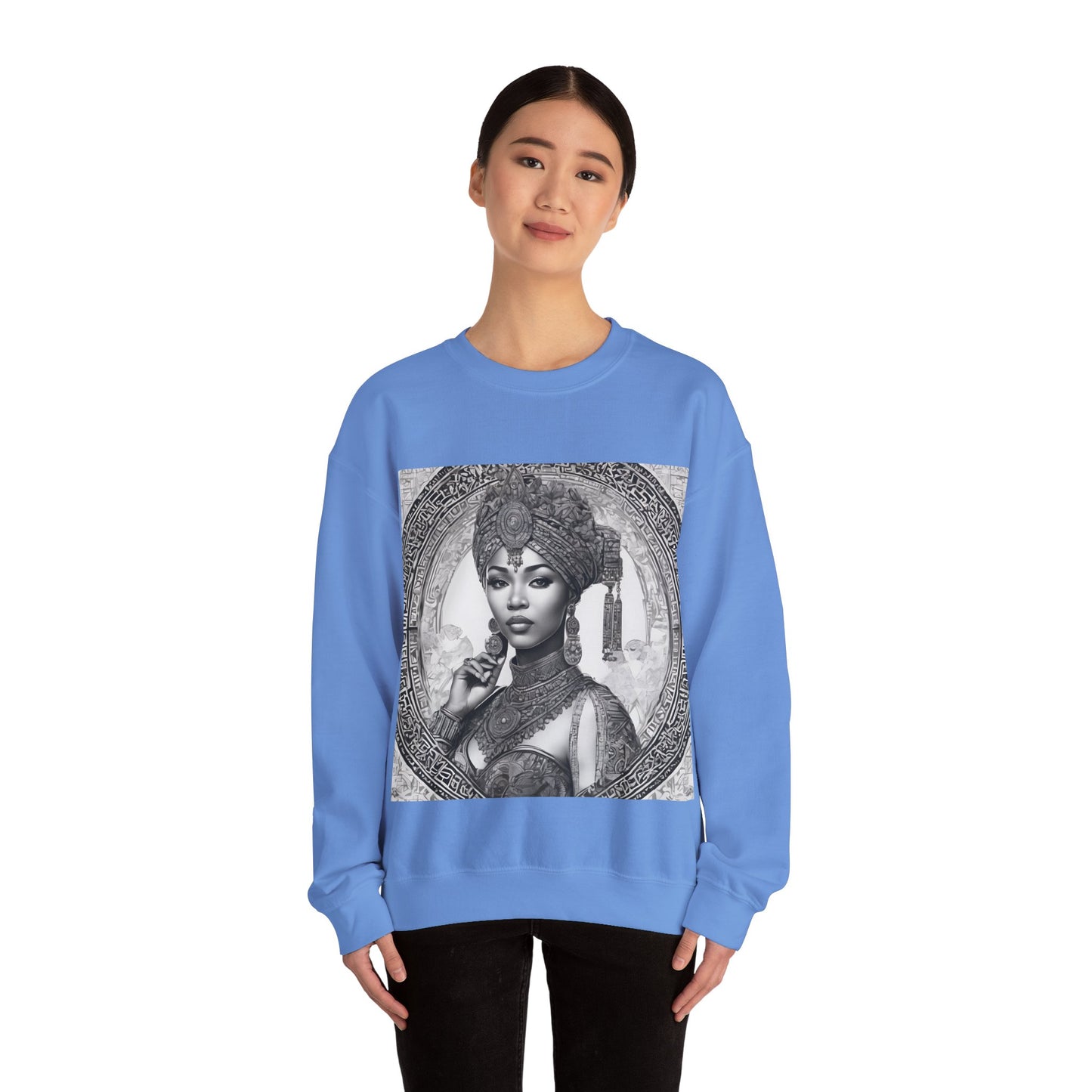 "Queen of Heritage" Unisex Heavy Blend™ Crewneck Sweatshirt