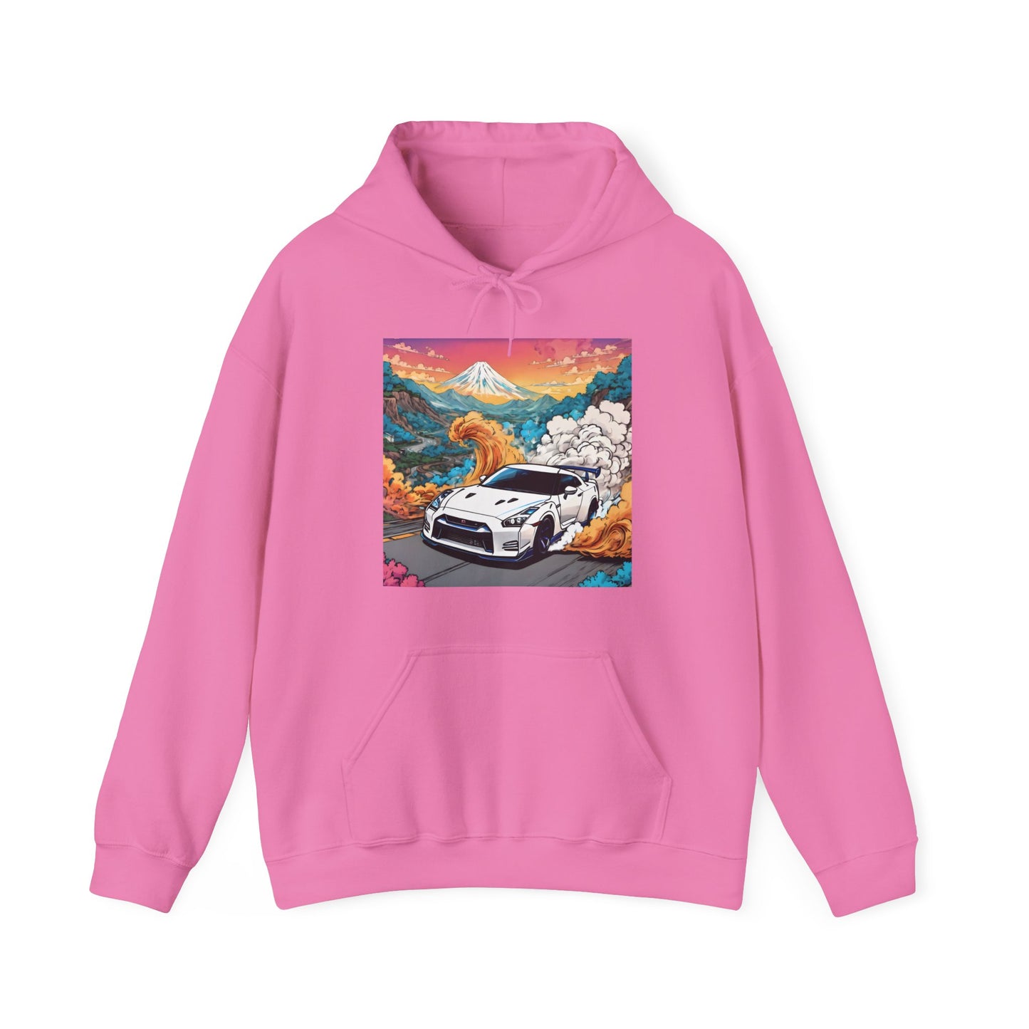 " Go, Go, Go Racing !!!!!!" Single Print Unisex Heavy Blend™ Hooded Sweatshirt