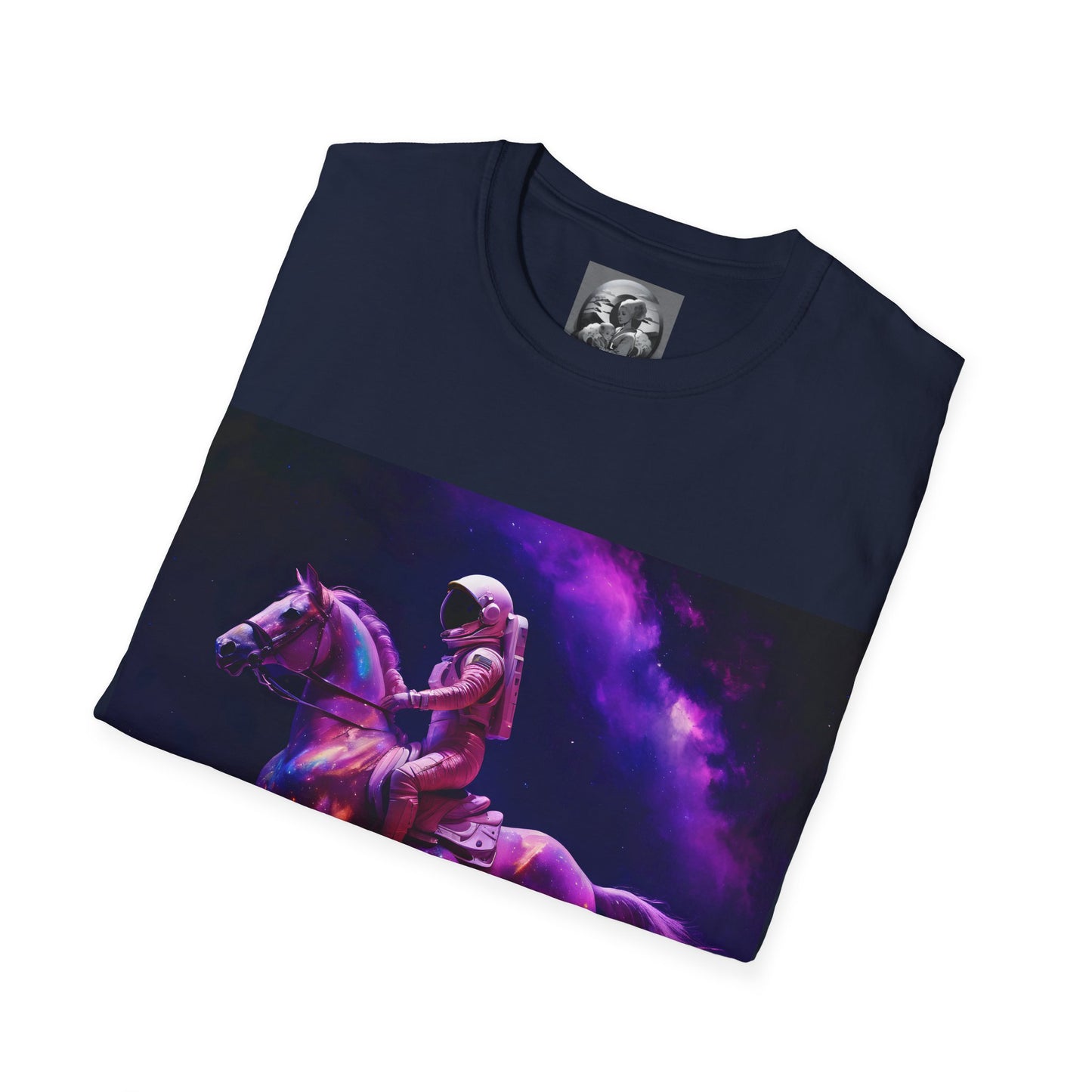 "Goodnight space cowboy" Single Print Unisex Softstyle T-Shirt