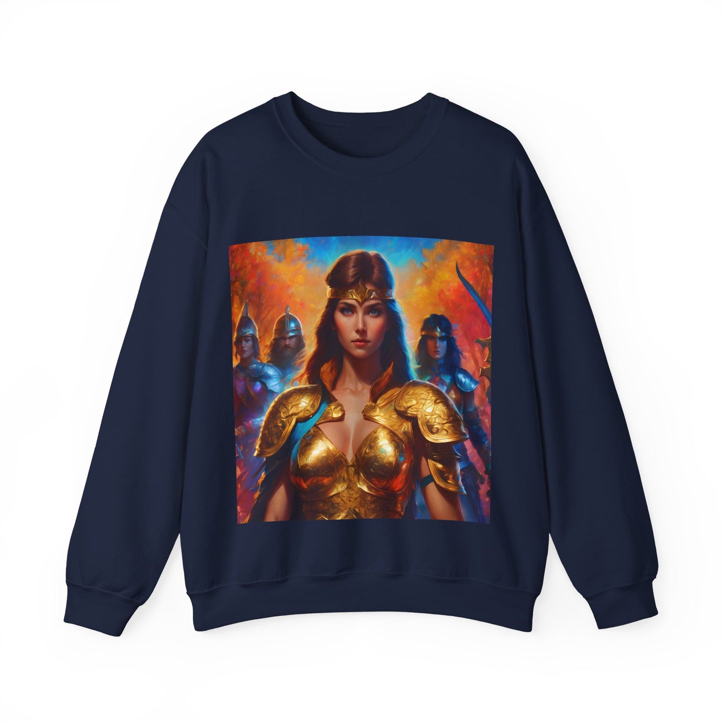 " Retro medical fantasy" Single Print Unisex Heavy Blend™ Crewneck Sweatshirt