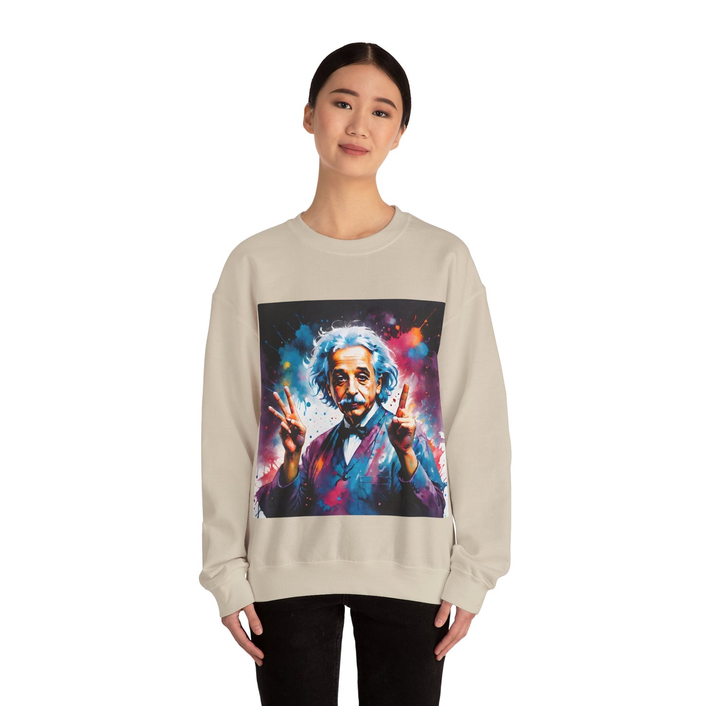 "The theory of everything" Single Print Unisex Heavy Blend™ Crewneck Sweatshirt