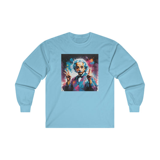 "The theory of everything" Single Print Ultra Cotton Long Sleeve Tee