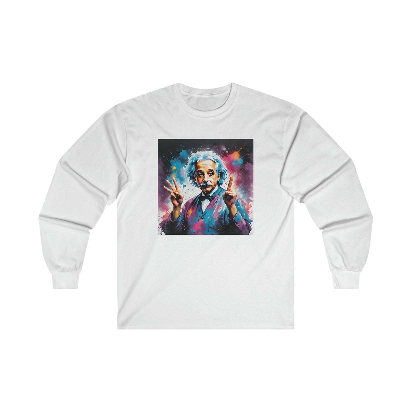 "The theory of everything" Single Print Ultra Cotton Long Sleeve Tee