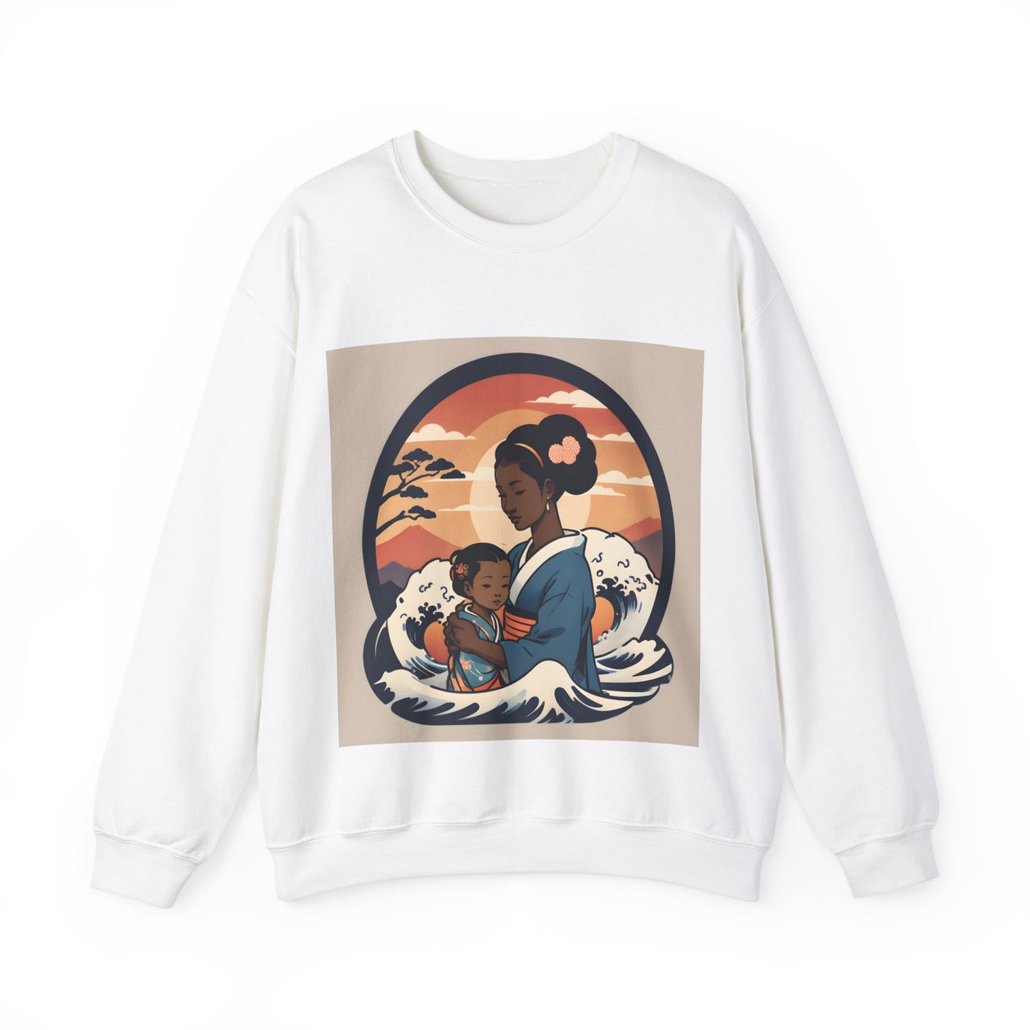 "Princess x Queen"  Single Print Unisex Heavy Blend™ Crewneck Sweatshirt