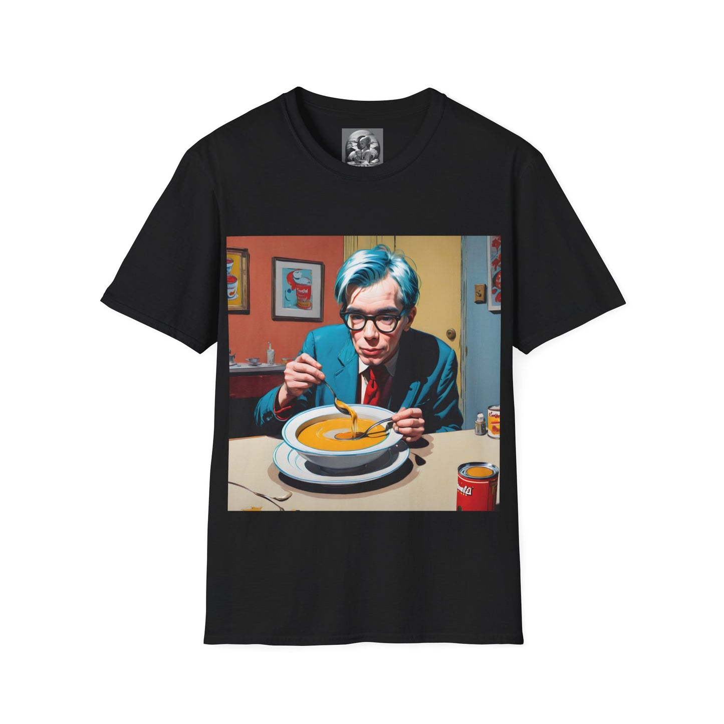 "Warhol: the abstract legend" Single Print Unisex Softstyle T-Shirt