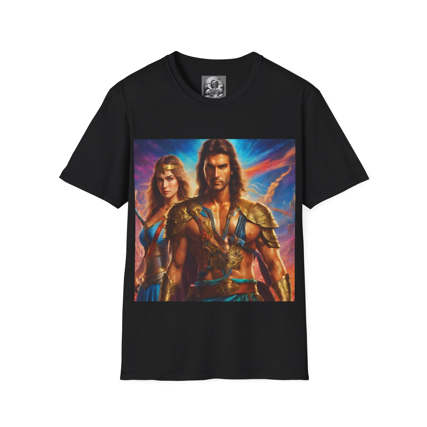 "80s medieval fantasy" Single Print Unisex Softstyle T-Shirt