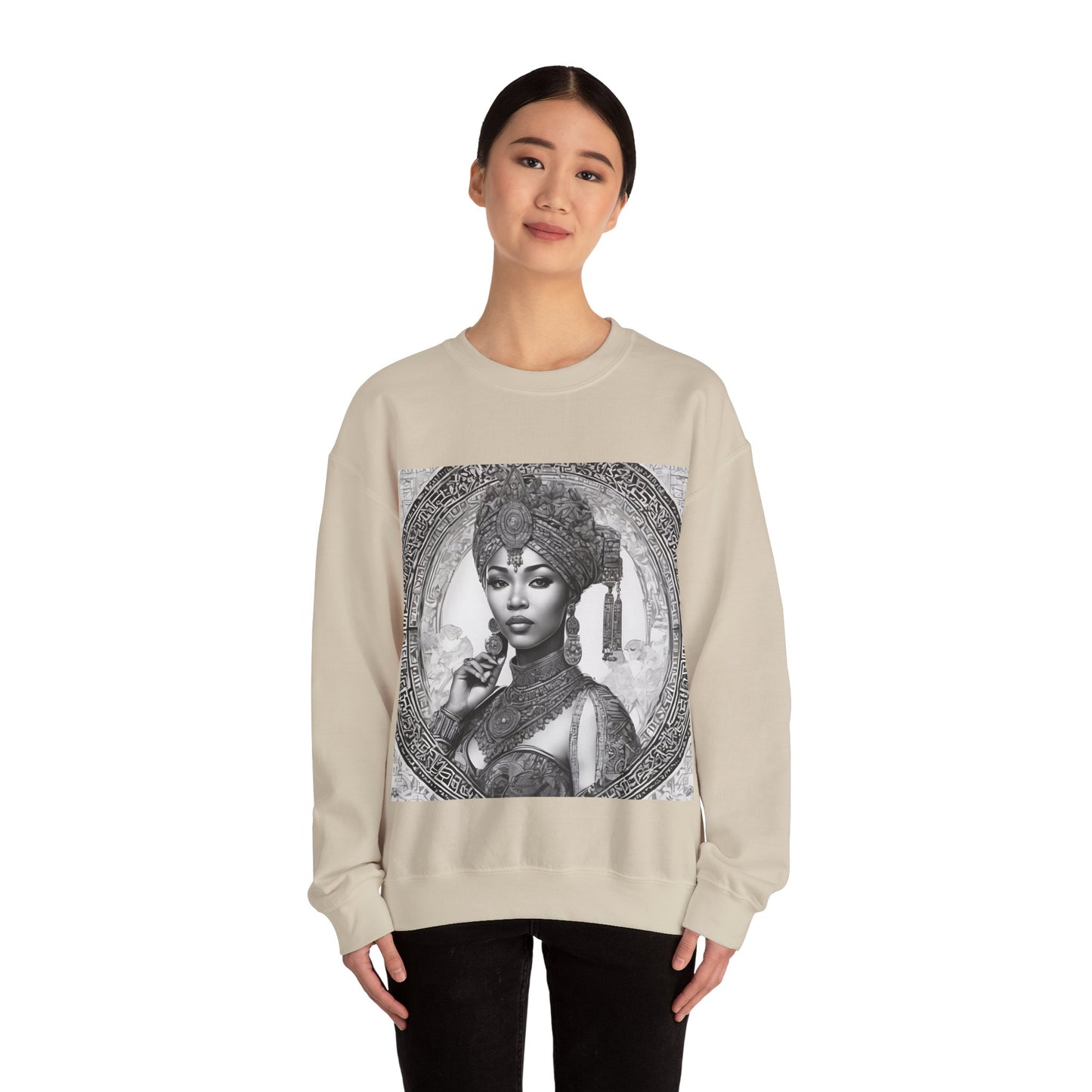 "Queen of Heritage" Unisex Heavy Blend™ Crewneck Sweatshirt