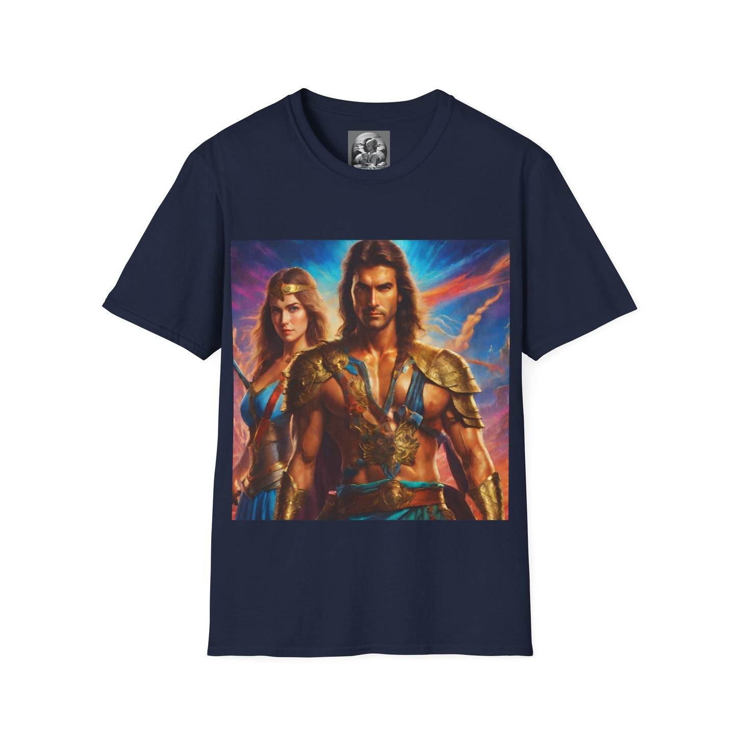 "80s medieval fantasy" Single Print Unisex Softstyle T-Shirt