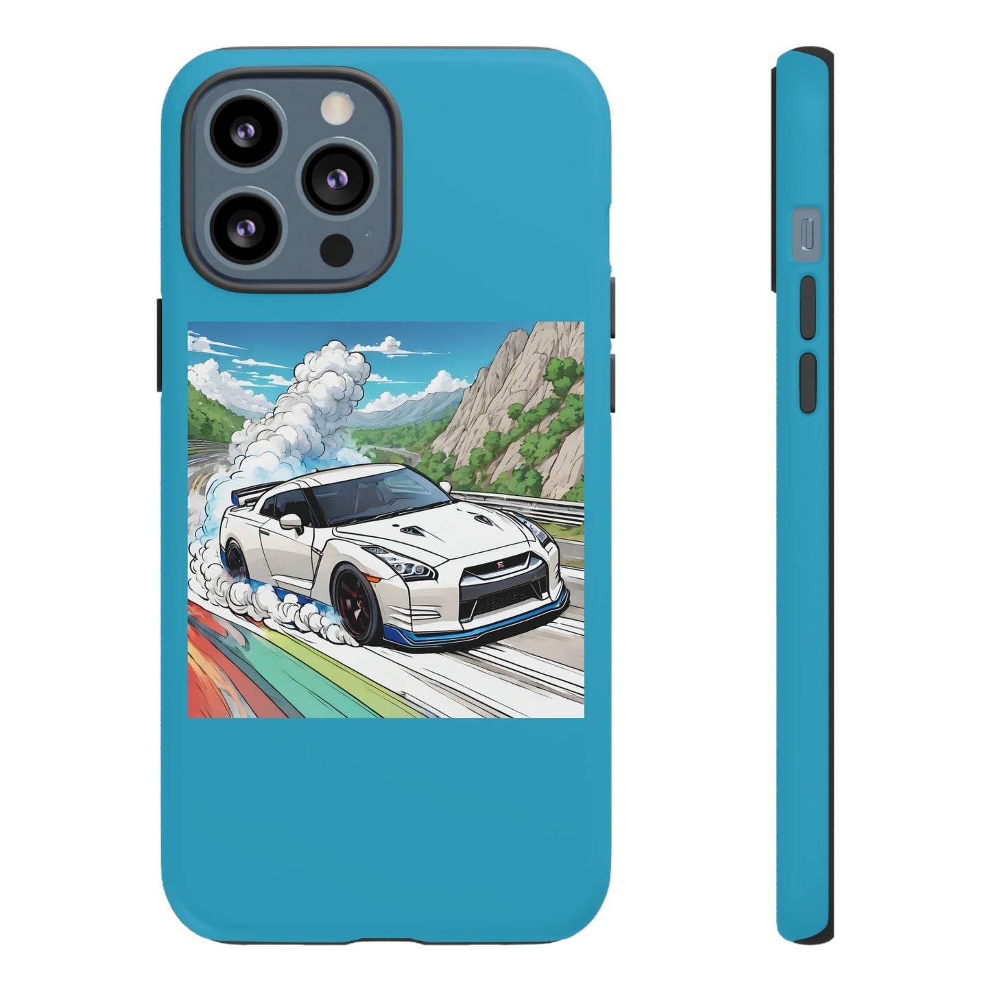 " Go, Go, Go Racing !!!!!!" Single Print Tough Cases