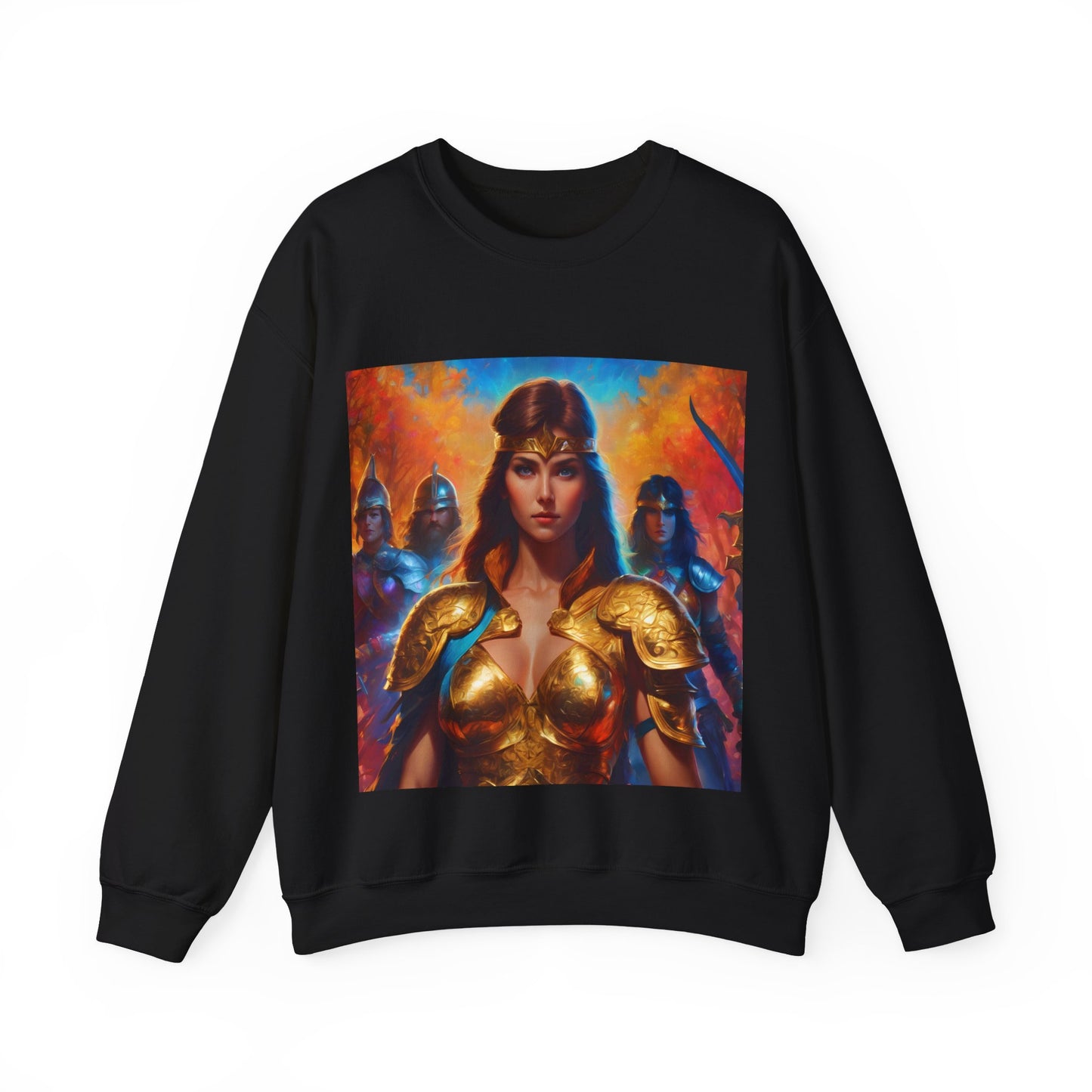 " Retro medical fantasy" Single Print Unisex Heavy Blend™ Crewneck Sweatshirt