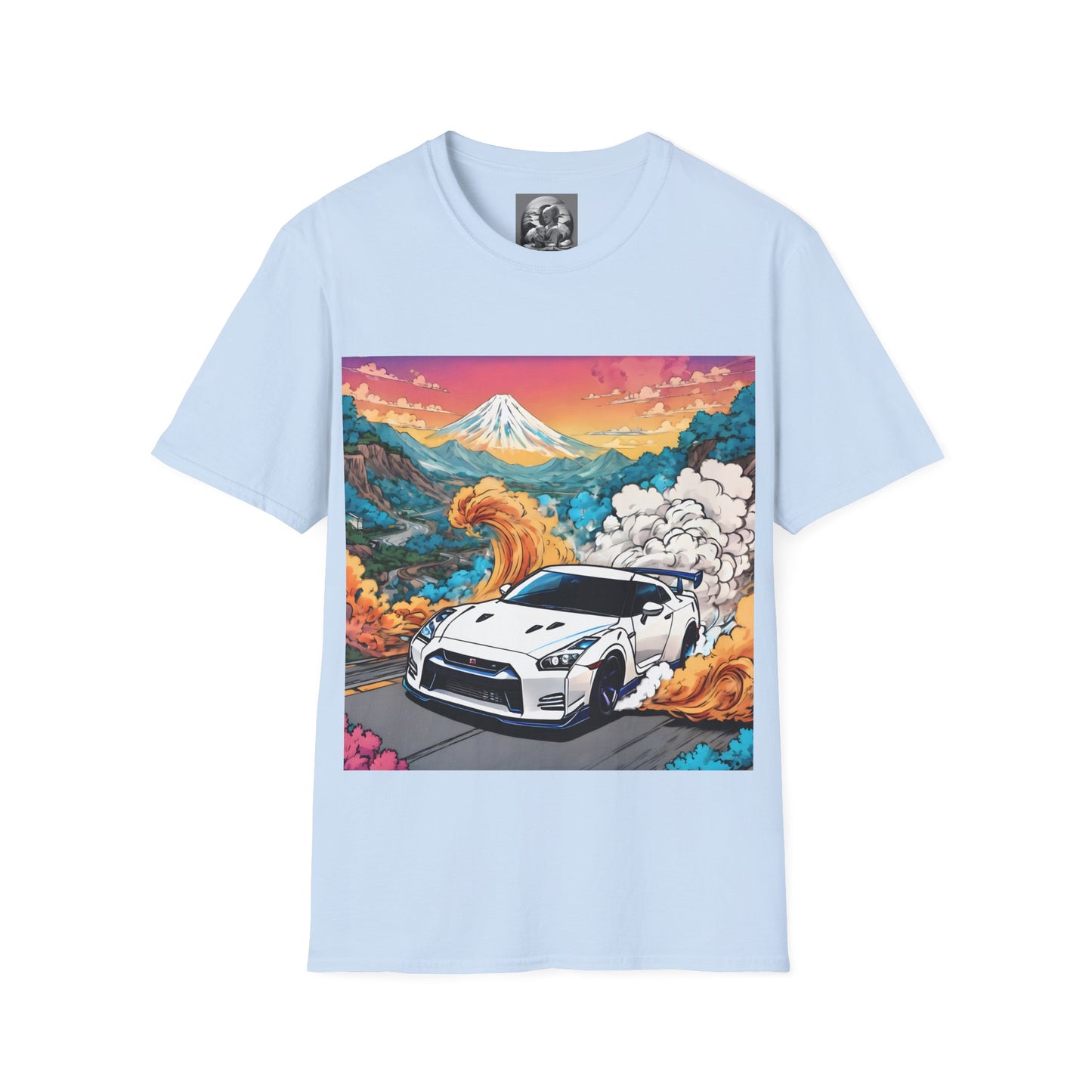 " Go, Go, Go Racing !!!!!!" Double Print Unisex Softstyle T-Shirt