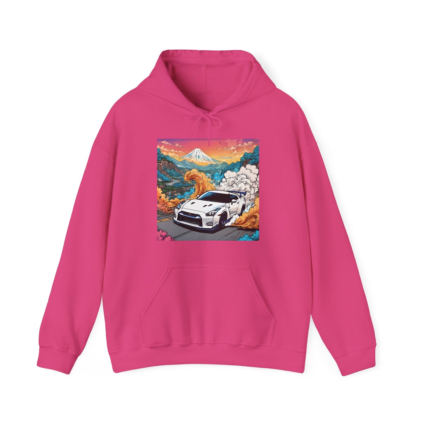 " Go, Go, Go Racing !!!!!!" Single Print Unisex Heavy Blend™ Hooded Sweatshirt