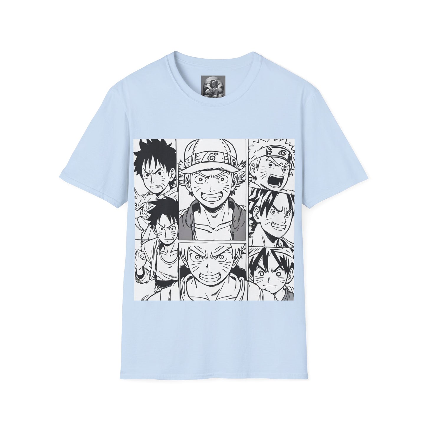 "Shonen Allstars" Single Print Unisex Softstyle T-Shirt