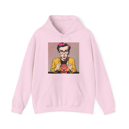 "Warhol: the abstract legend" Single Print Unisex Heavy Blend™ Hooded Sweatshirt