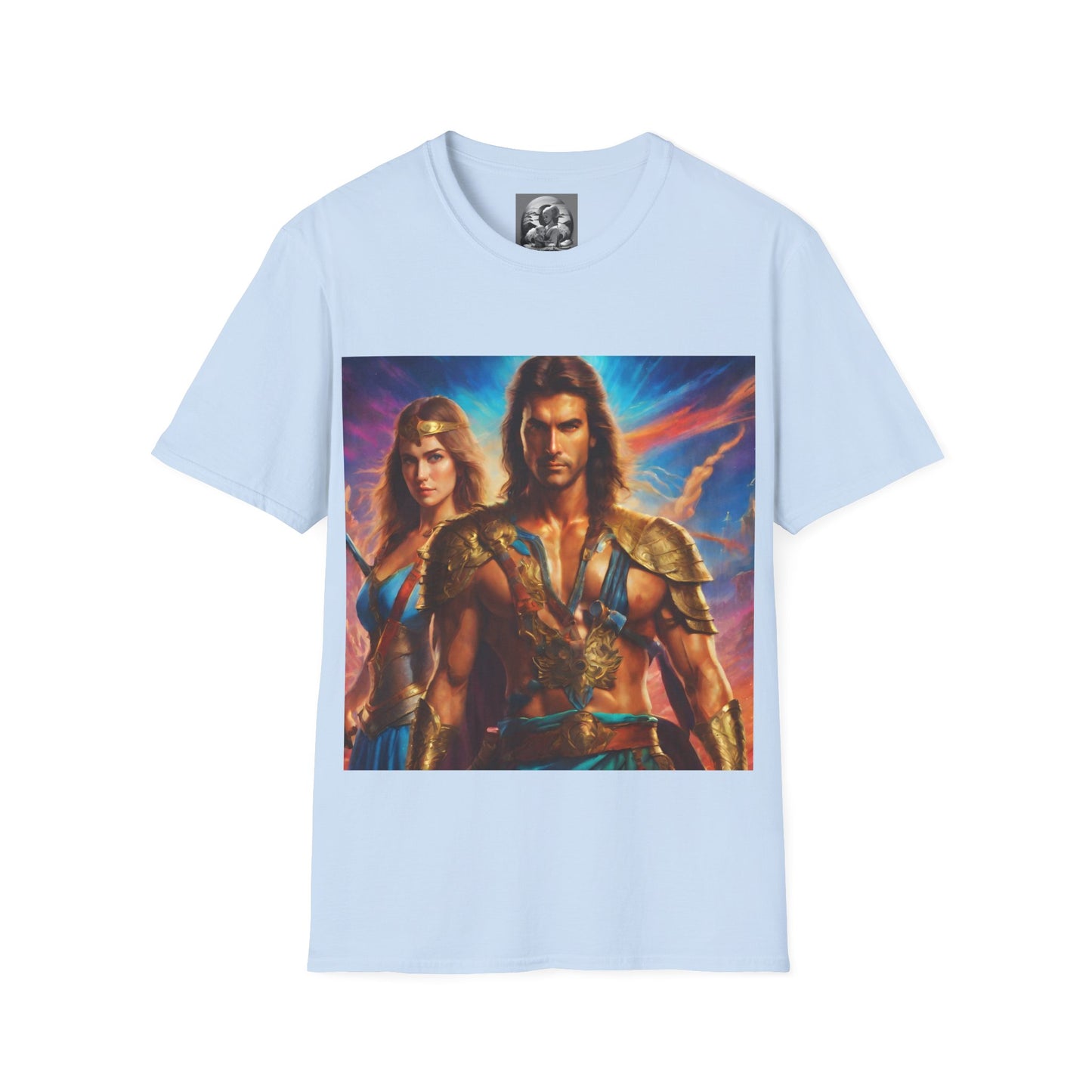 "80s medieval fantasy" Single Print Unisex Softstyle T-Shirt