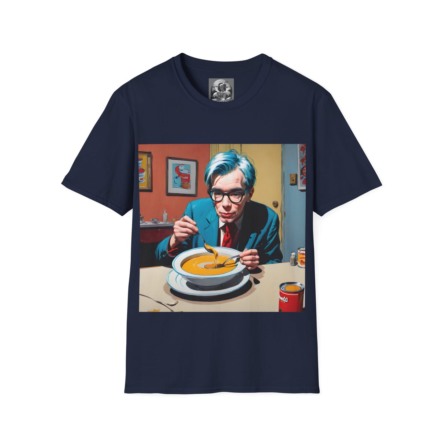 "Warhol: the abstract legend" Single Print Unisex Softstyle T-Shirt