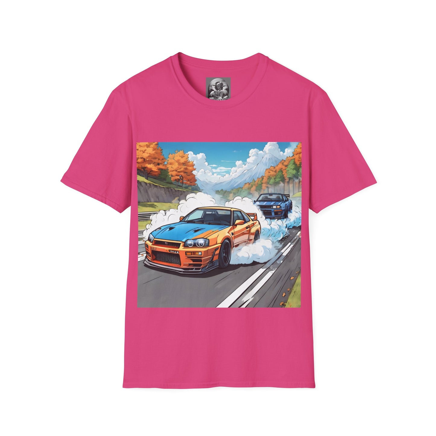 " Go, Go, Go Racing !!!!!!" Double Print Unisex Softstyle T-Shirt