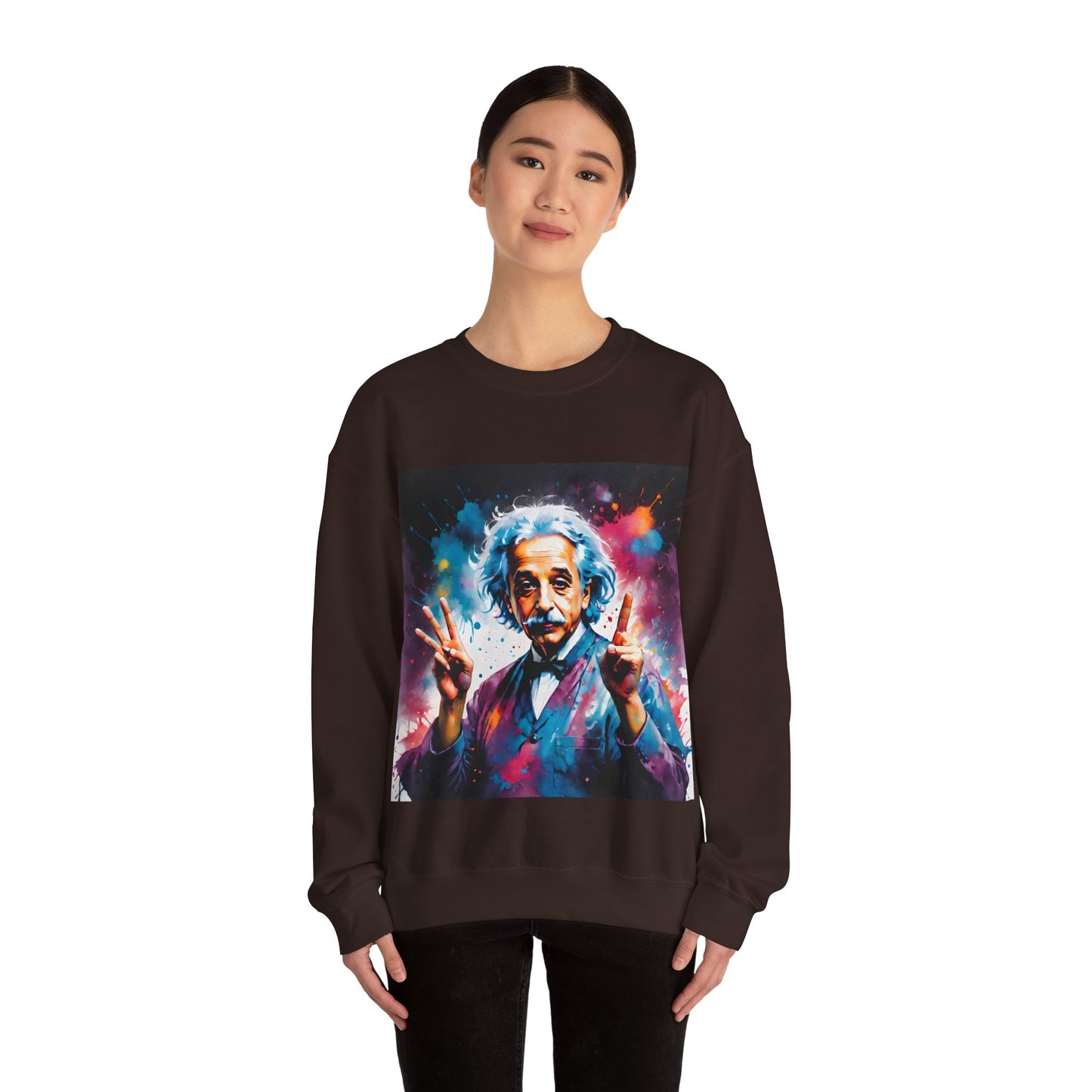 "The theory of everything" Single Print Unisex Heavy Blend™ Crewneck Sweatshirt