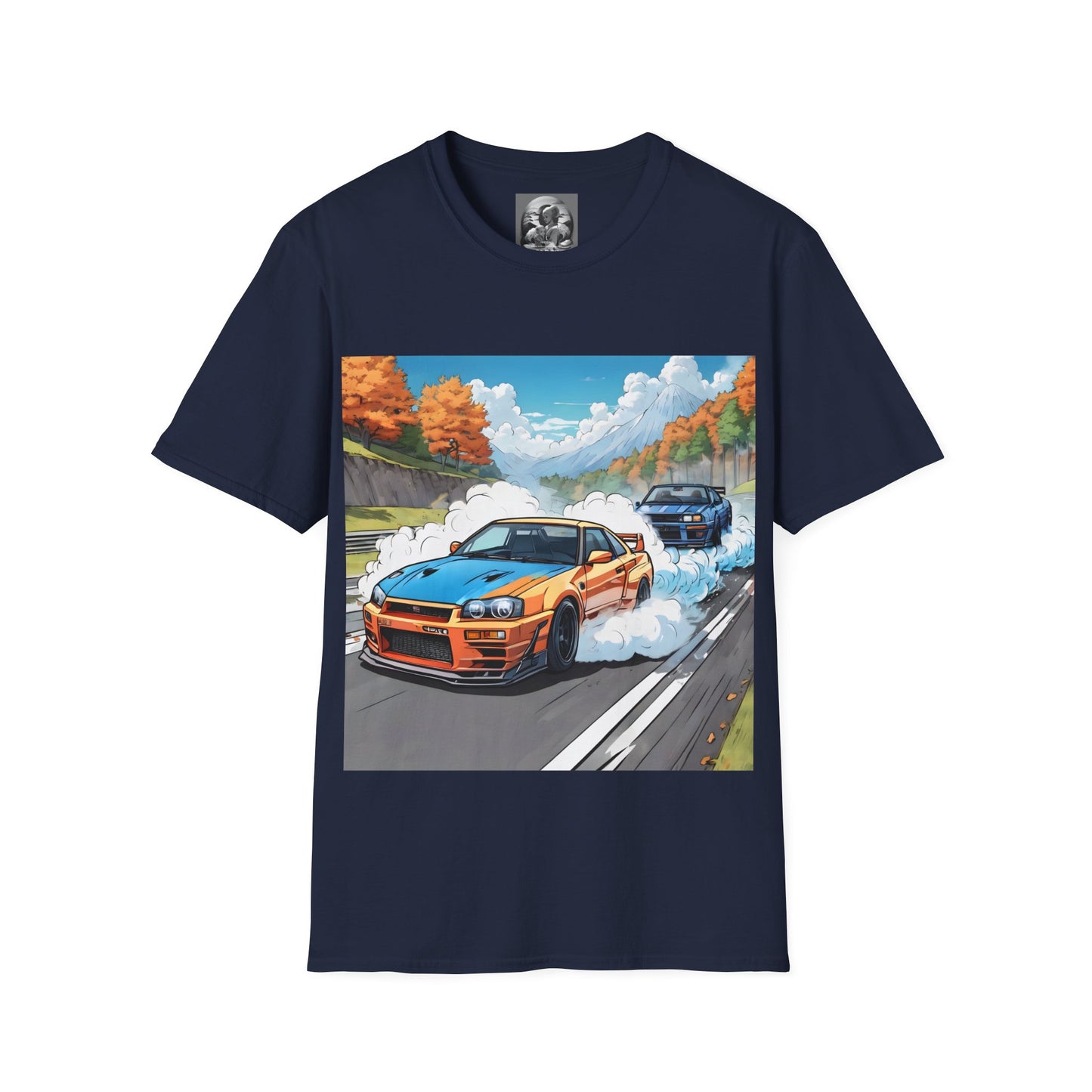 " Go, Go, Go Racing !!!!!!" Double Print Unisex Softstyle T-Shirt