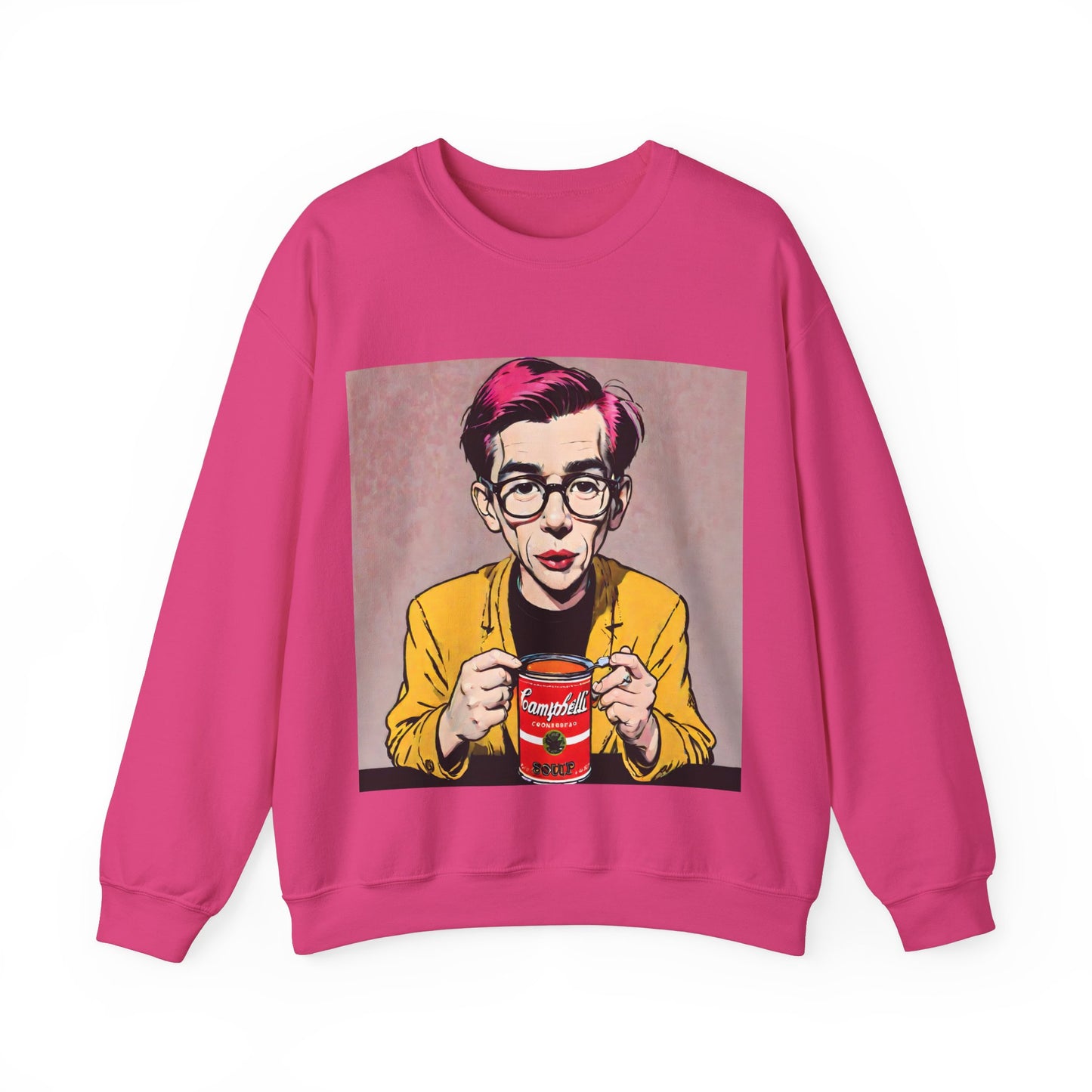 "Warhol: the abstract legend" Single Print Unisex Heavy Blend™ Crewneck Sweatshirt