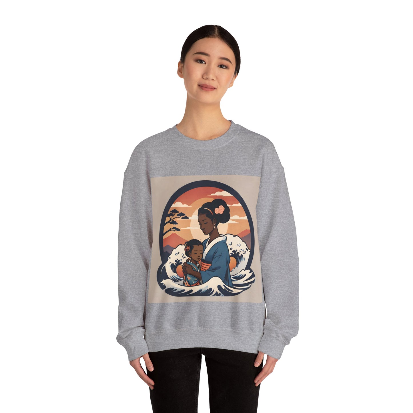 "Princess x Queen" Double Print Unisex Heavy Blend™ Crewneck Sweatshirt