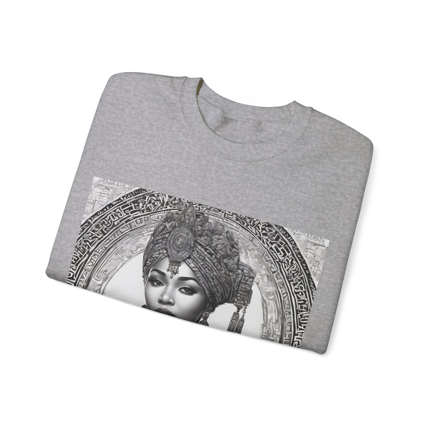 "Queen of Heritage" Unisex Heavy Blend™ Crewneck Sweatshirt