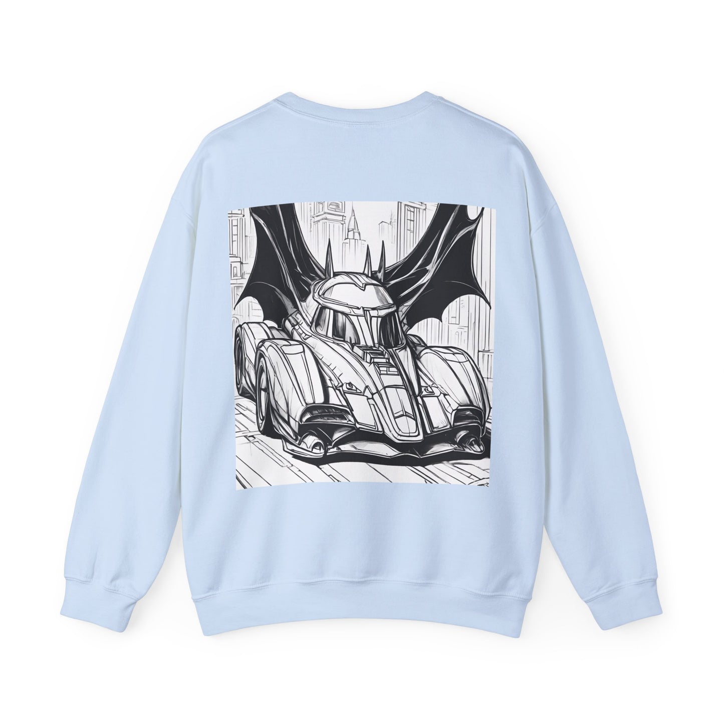 "Automobiliá de Chiroptera" Double Print Unisex Heavy Blend™ Crewneck Sweatshirt