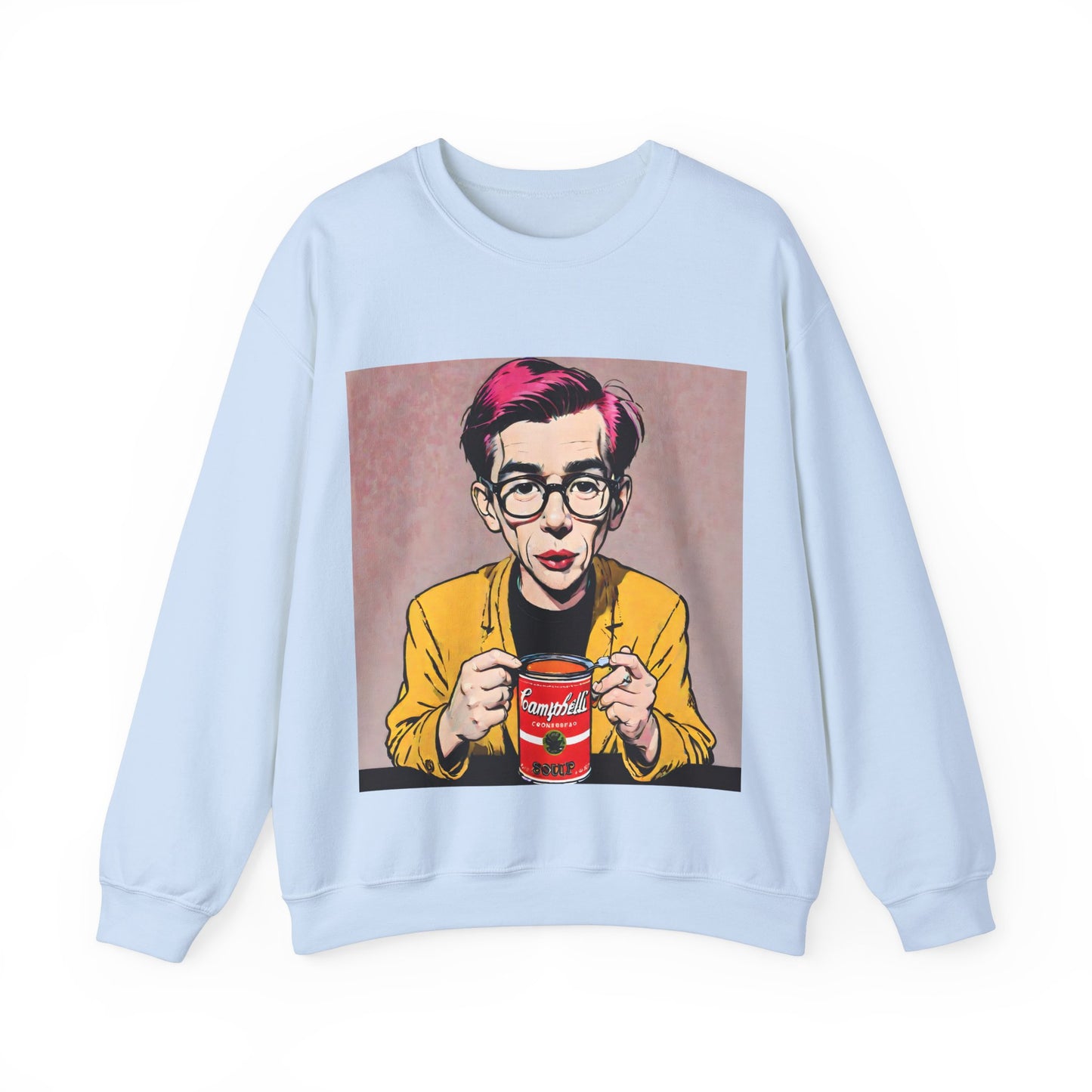 "Warhol: the abstract legend" Single Print Unisex Heavy Blend™ Crewneck Sweatshirt