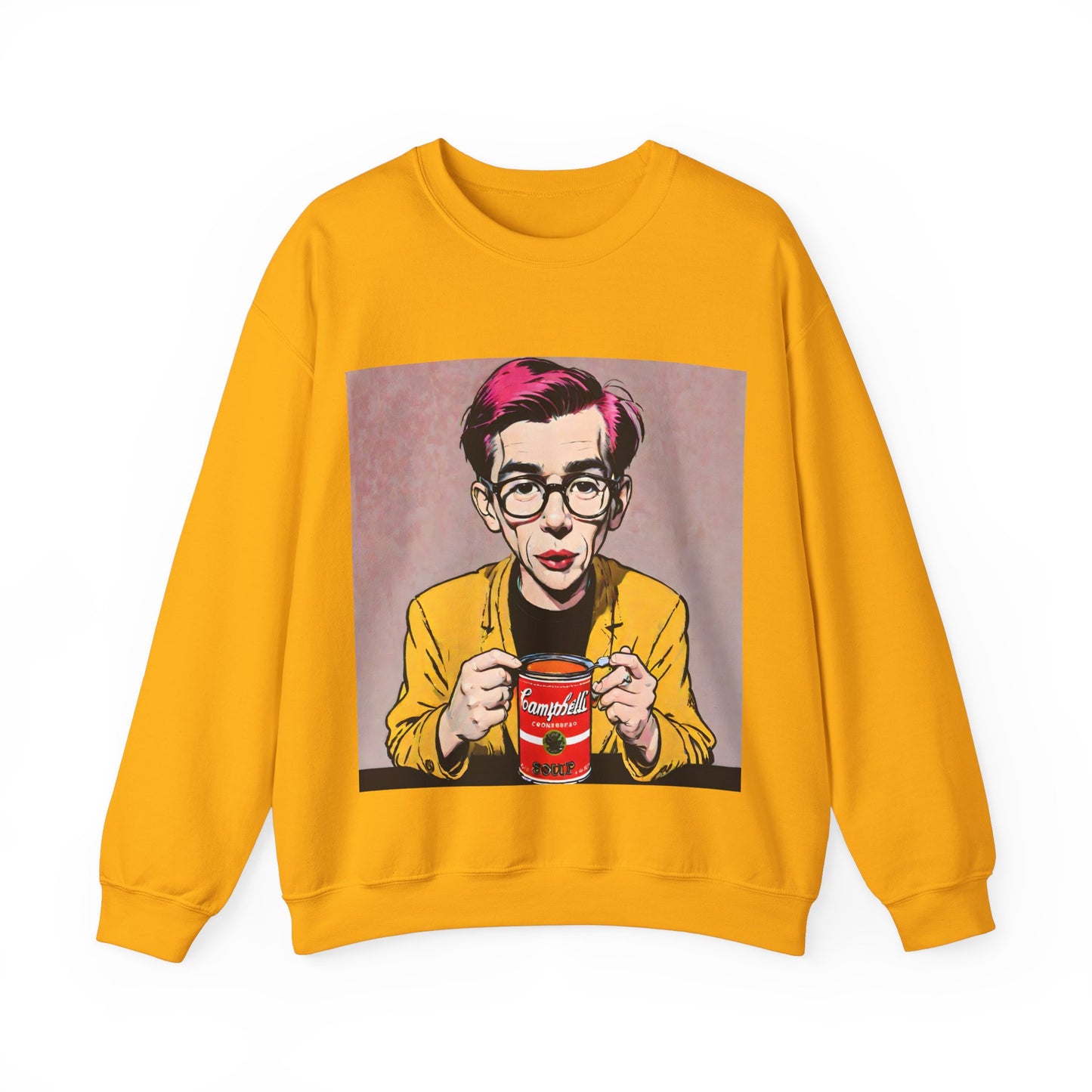 "Warhol: the abstract legend" Single Print Unisex Heavy Blend™ Crewneck Sweatshirt