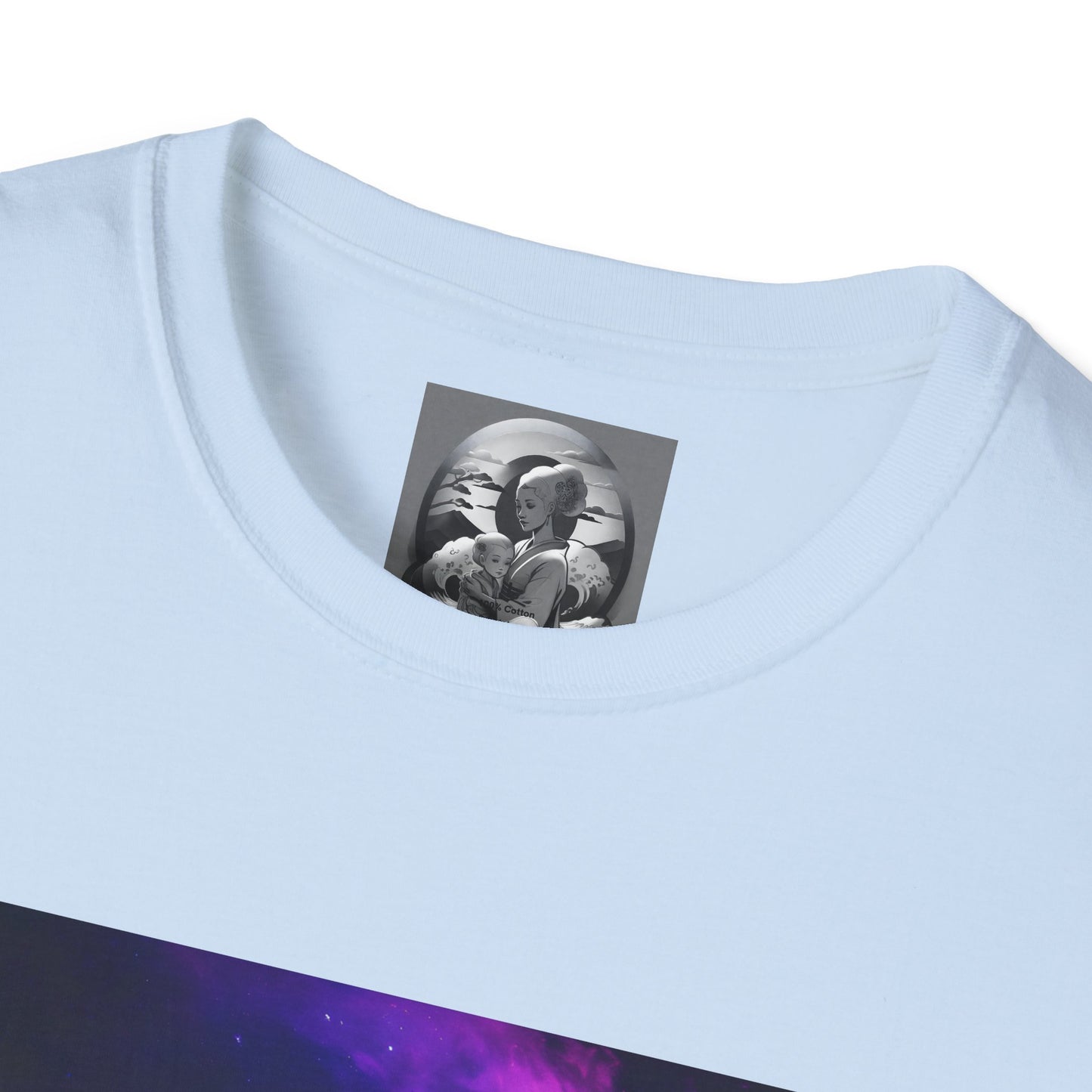 "Goodnight space cowboy" Single Print Unisex Softstyle T-Shirt