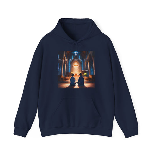 "In God we trust" Double Print Unisex Heavy Blend™ Hooded Sweatshirt