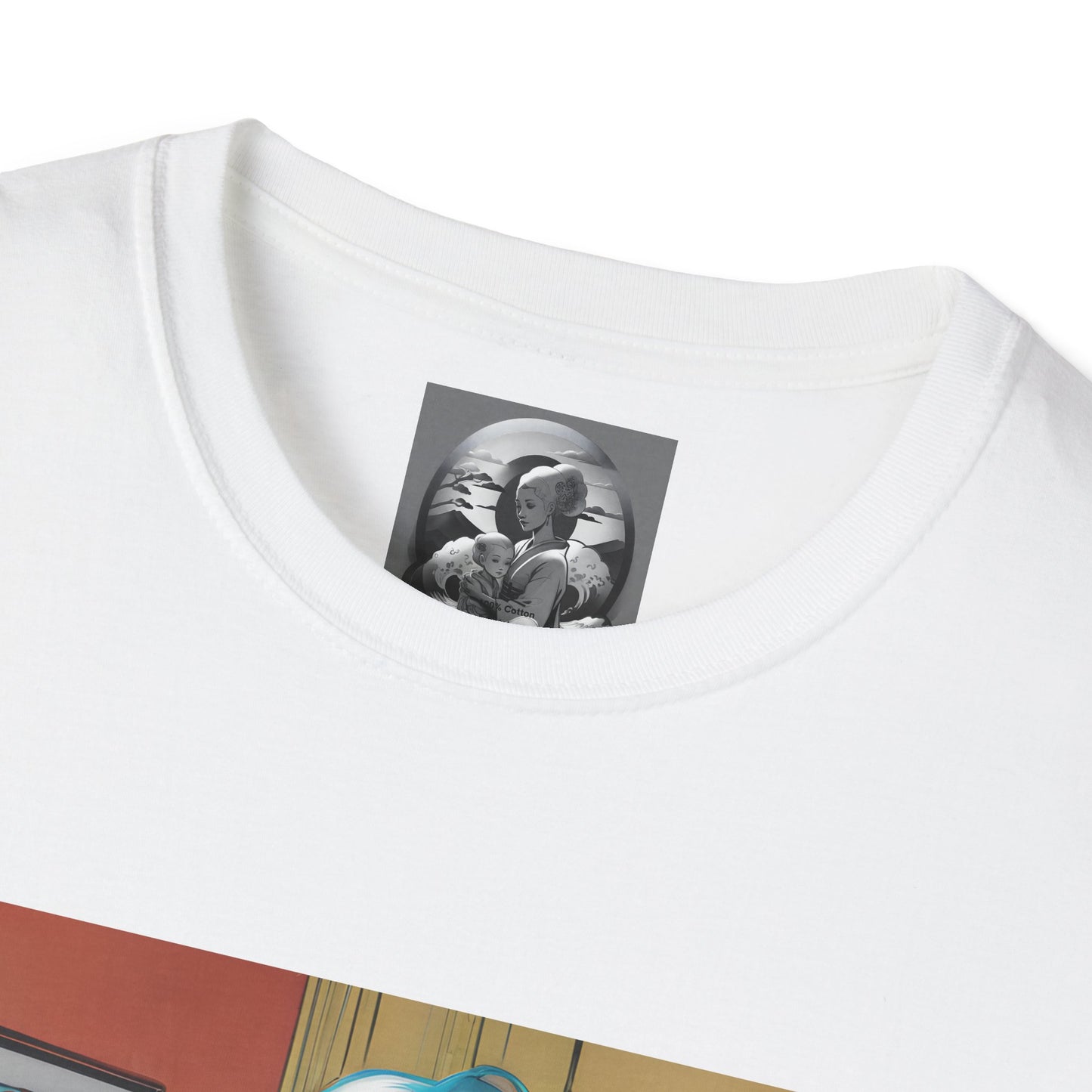 "Warhol: the abstract legend" Single Print Unisex Softstyle T-Shirt