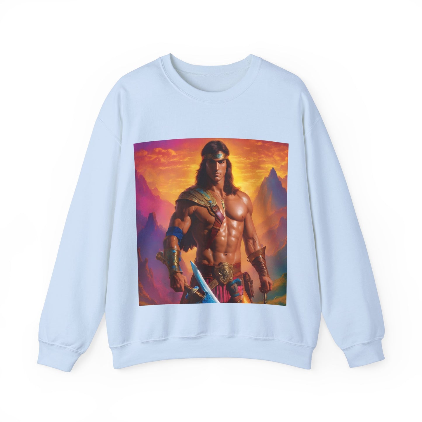 " Retro medical fantasy" Single Print Unisex Heavy Blend™ Crewneck Sweatshirt